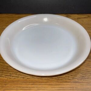 Vintage Anchor Hocking Fire King Peach Lusterware pie dish casserole dish